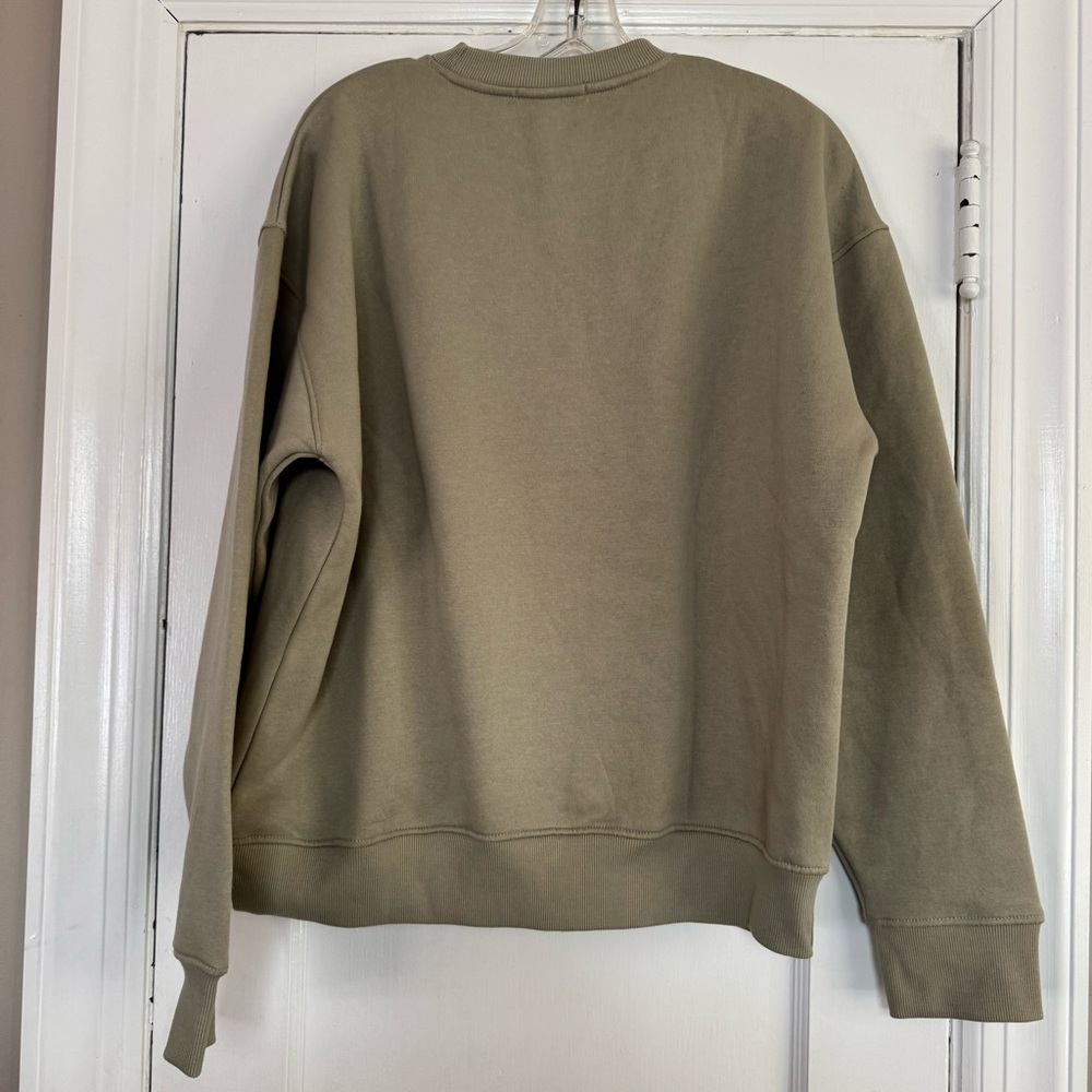 Six Stories 'Bride' statement sweatshirt in sage NWOT - Picture 5 of 5